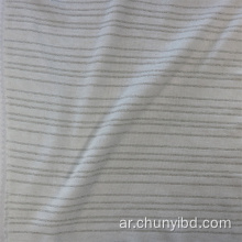 تصميم جيد poly90 ٪ LX10 ٪ Stretty و Soft Stripes نمط واحد القميص filigreework للملابس